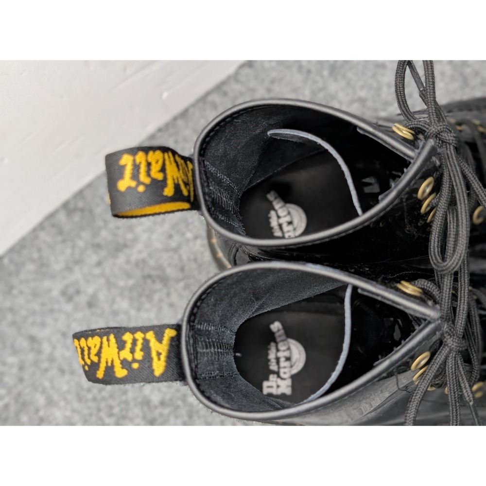 DOC MARTENS Patent Leather Boots, black, Women's size US 9/UK 8 - AW004 READ - Picture 5 of 12